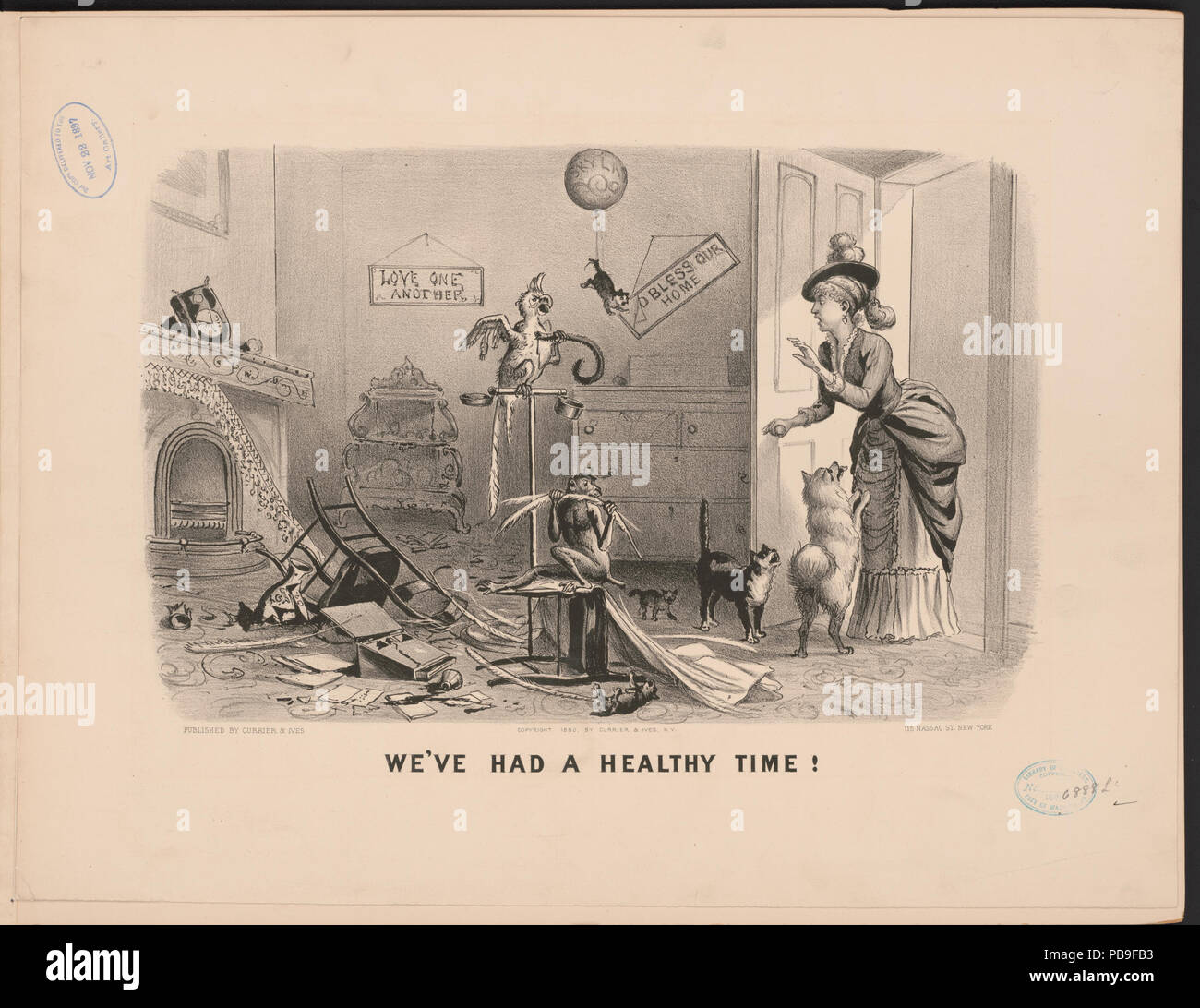 1838 Nous avons eu un bon moment ! Rcac2002698807 Banque D'Images