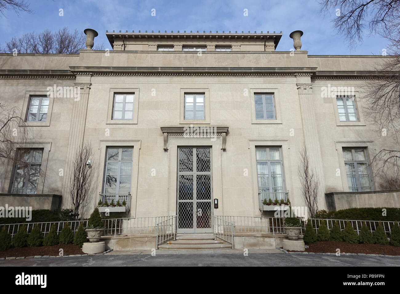 727 Maison grise - MIT, Cambridge, MA - DSC05594 Banque D'Images