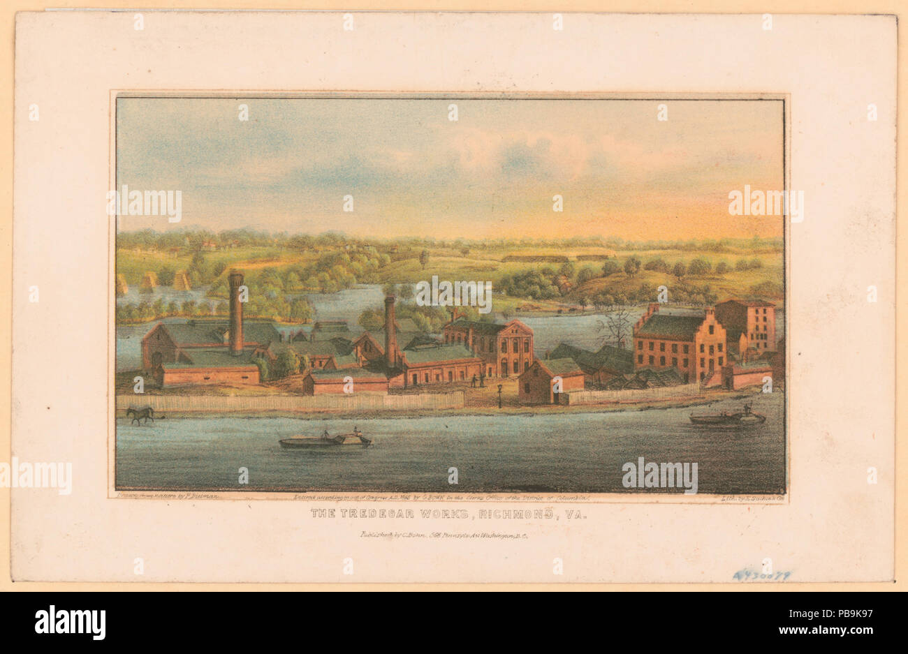 1772 oeuvres Tredegar, Richmond, VA RCAC2003656678 Banque D'Images