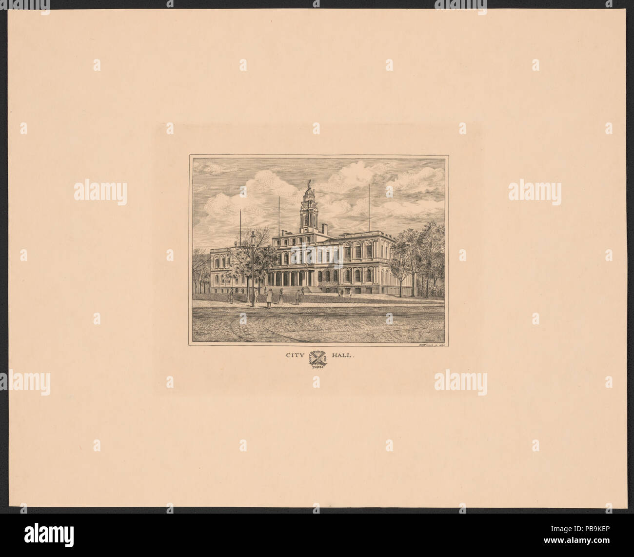 1623 L'hôtel de ville RCAC2003664754 Banque D'Images