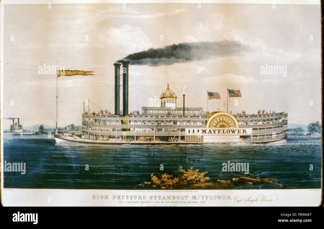 758 vapeur haute pression Mayflower RCAC2002695868 Banque D'Images