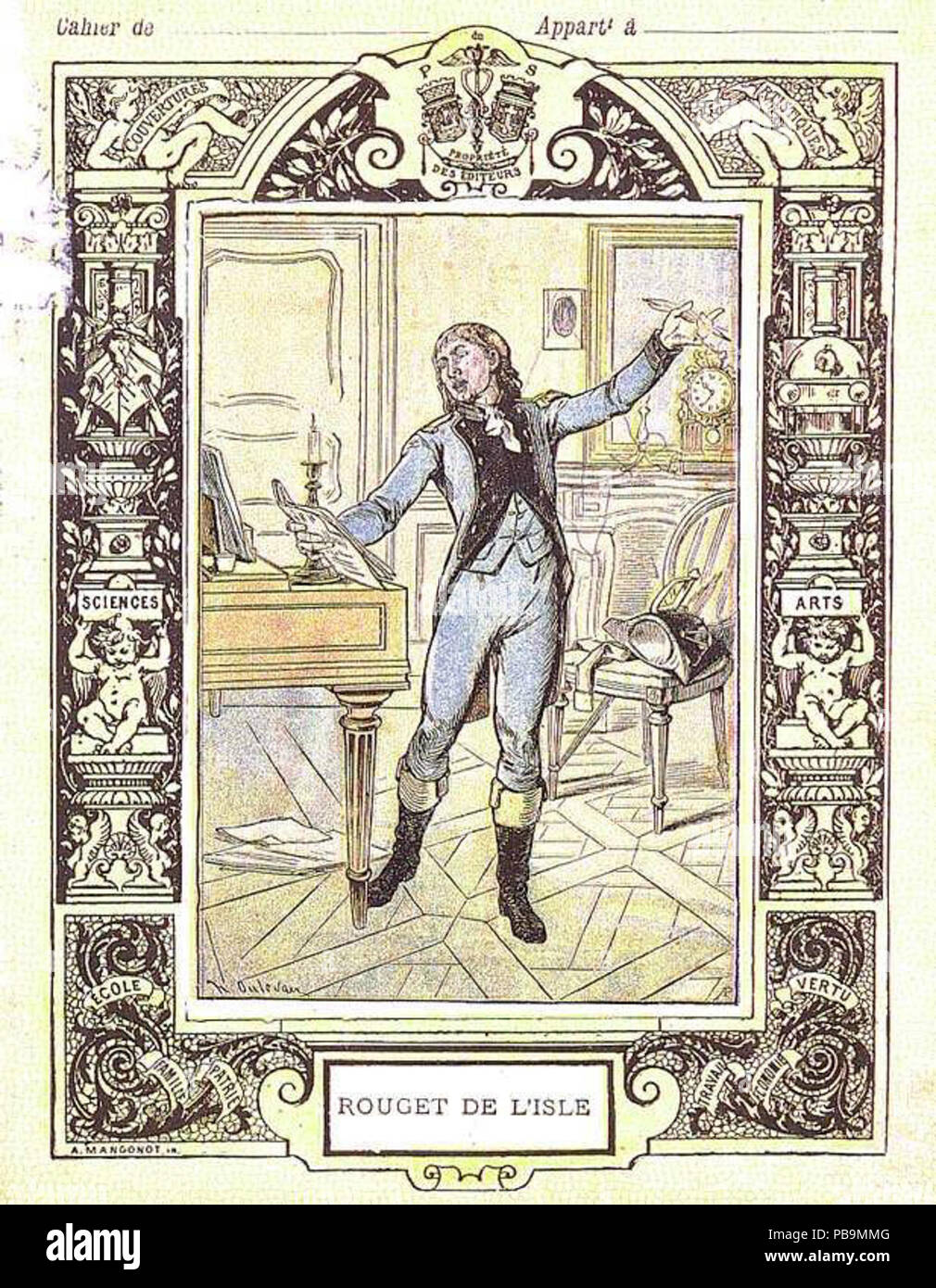 1272 Rouget de Lisle Banque D'Images