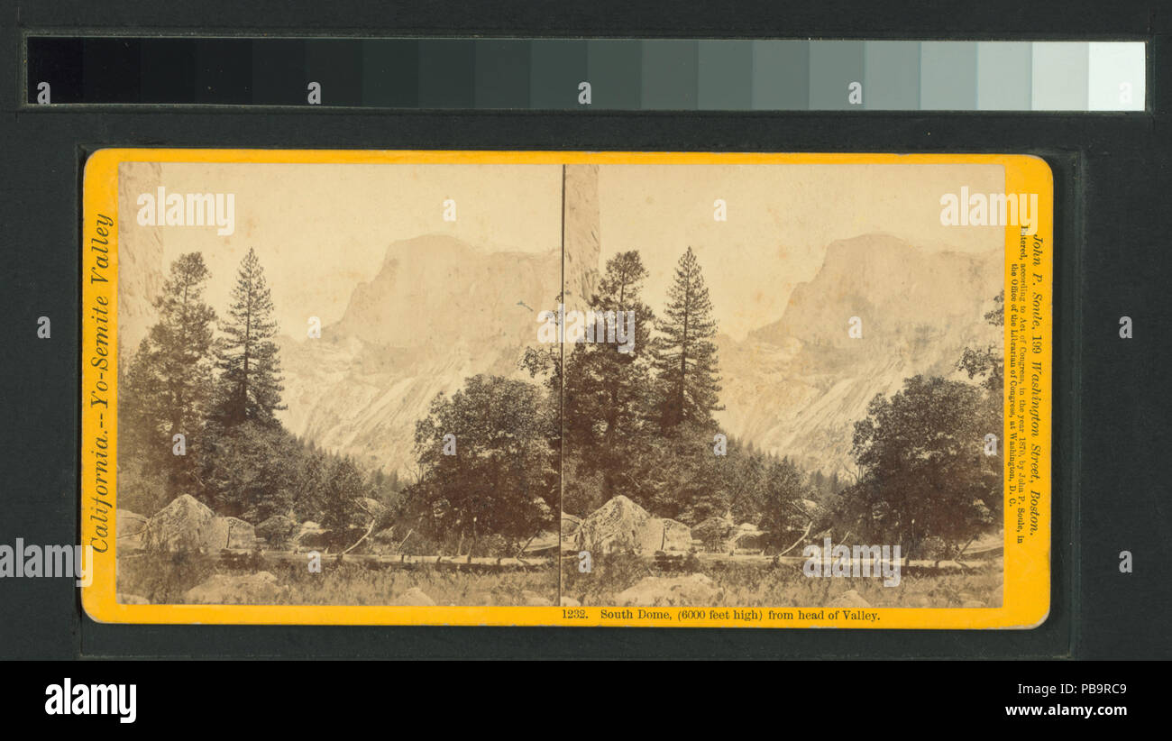 1552 Coupole Sud, (6000 pieds de haut) de la tête de vallée (NYPL b11707312-G89F389 101F) Banque D'Images