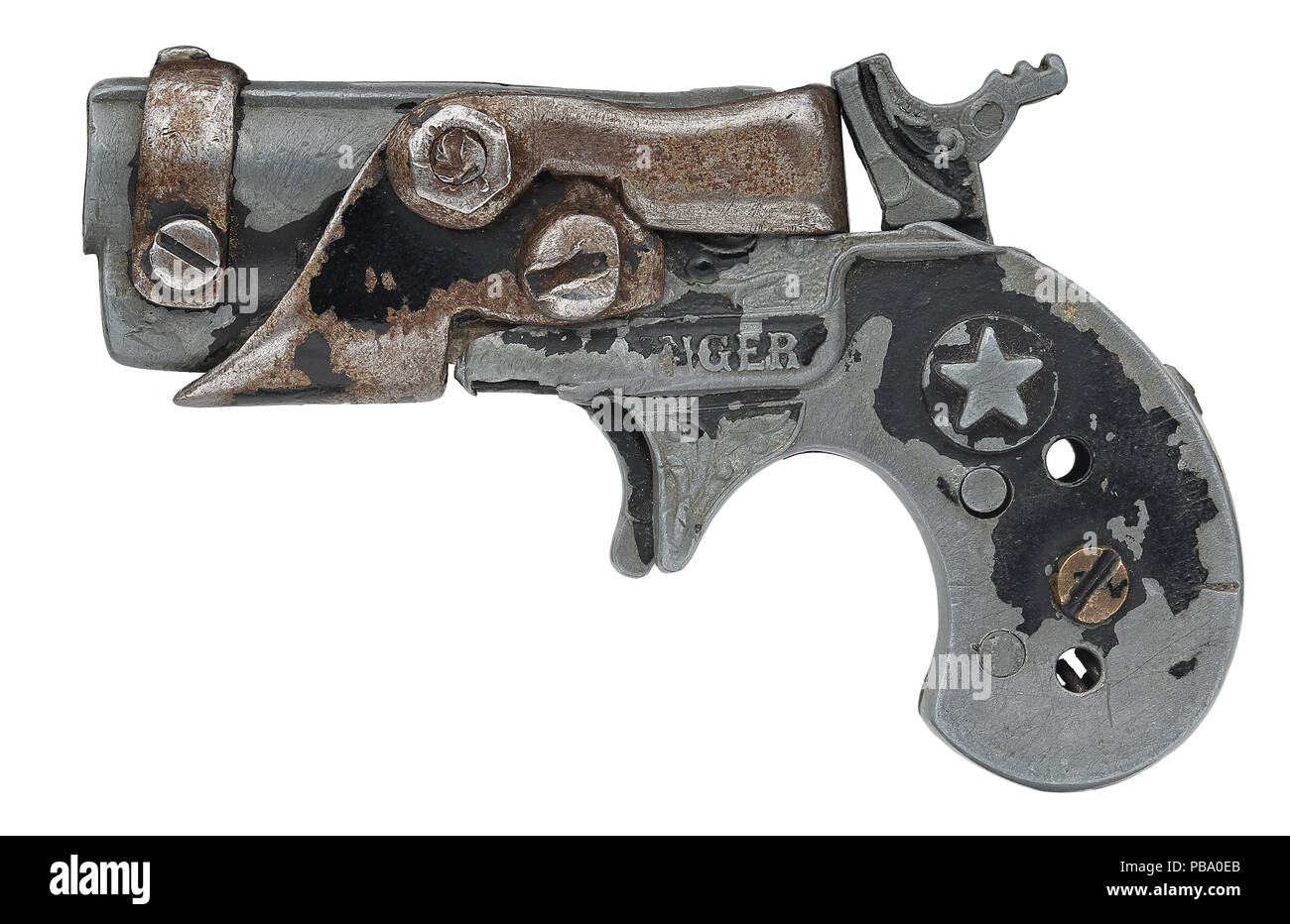 Rimfire maison pistolet à chargement par converti Banque D'Images