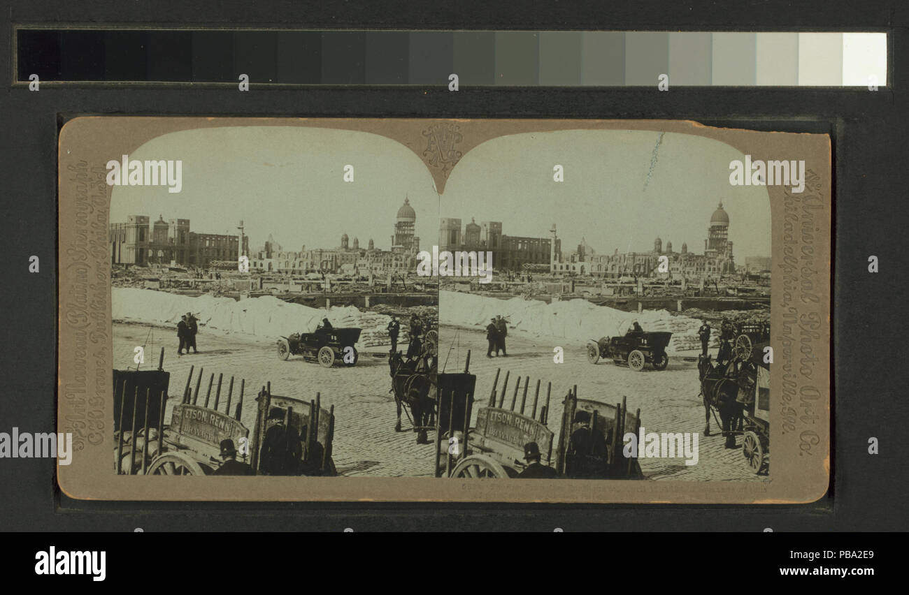 1698 Le tremblement de terre de San Francisco, le 18 avril 1906 (NYPL b11707335-G89F413 001F) Banque D'Images