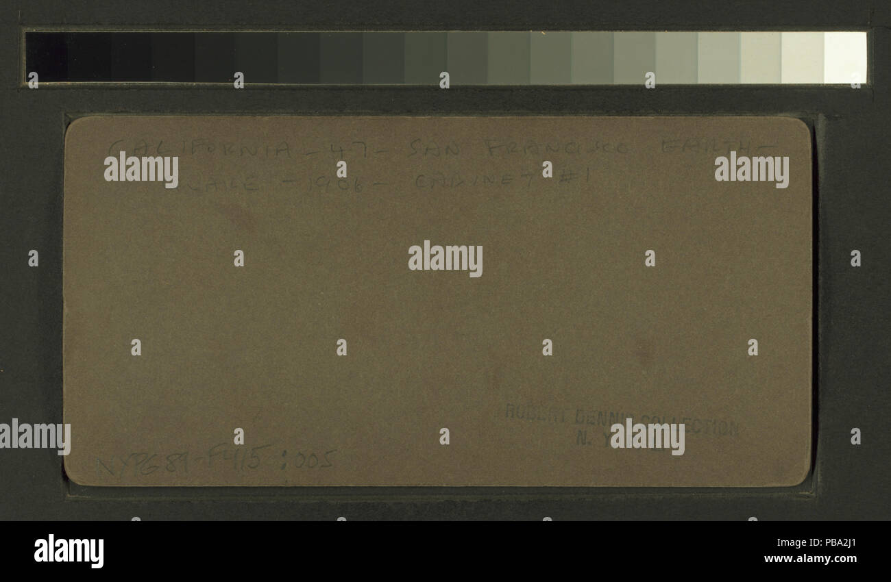 747 des ravages du terrible séisme, ruines de l'Hôtel de ville magnifique une fois, San Francisco, Cal (NYPL b11707337-G89F415 005B) Banque D'Images