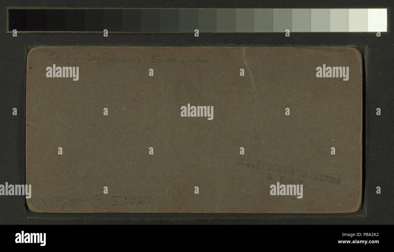 1139 Ouverture d'un coffre-fort à partir de la grande des immeubles détruits par les tremblements de terre, San Francisco, Cal (NYPL b11707337-G89F415 020B) Banque D'Images