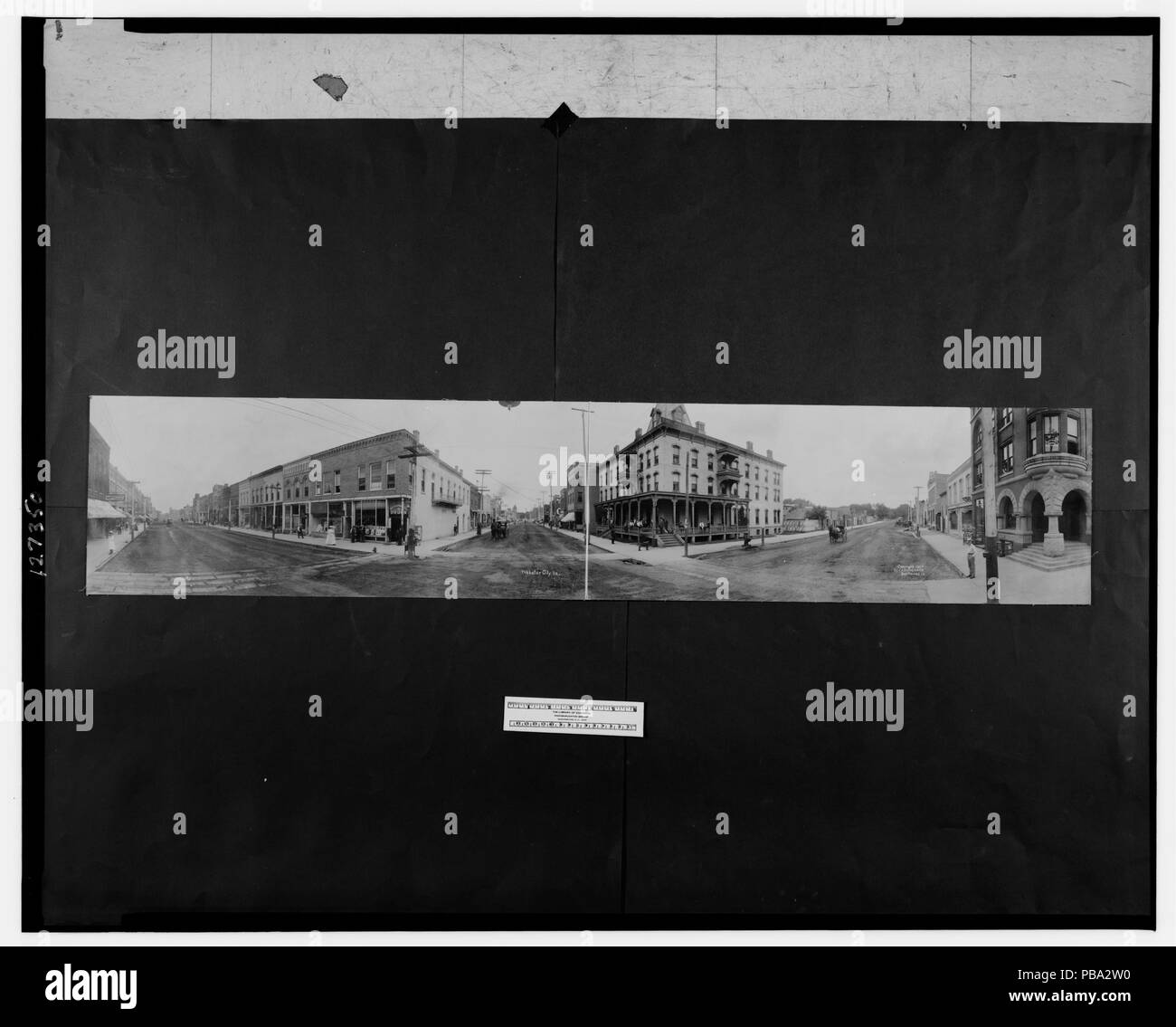 1838 Webster City, IA RCAC2007660892 Banque D'Images