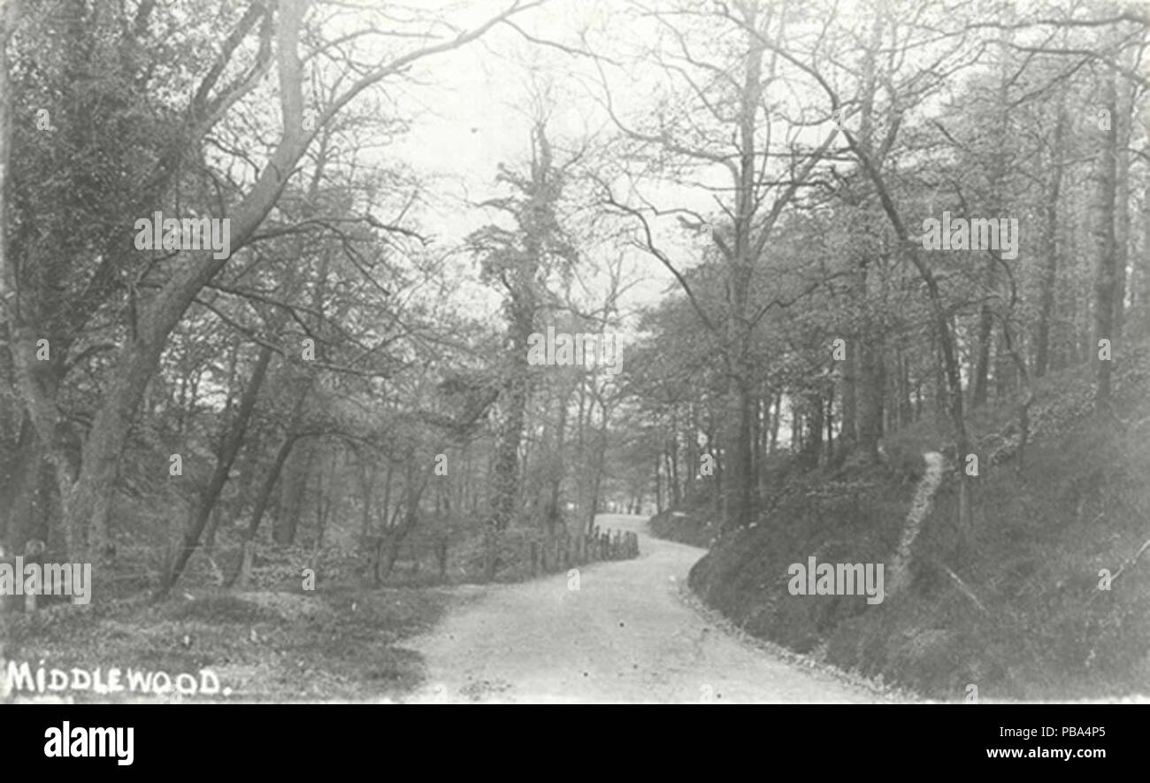 1043 Middlewood, High Lane c.1910 Banque D'Images