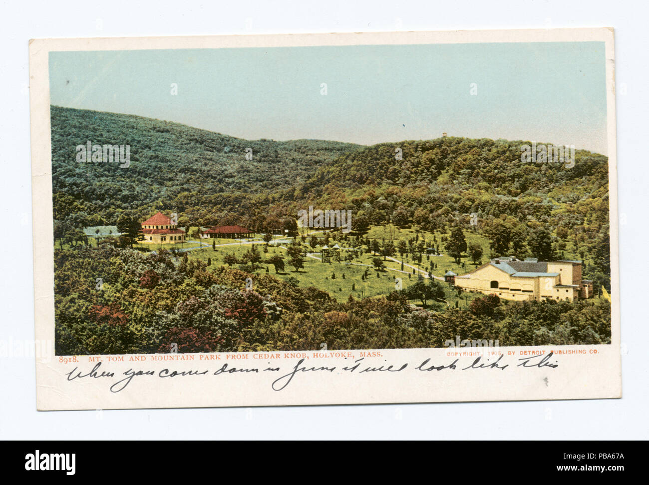 1063 Mountain Park du Cedar Knob, Mt. Tom, Holyoke, masse (NYPL b12647398-68083) Banque D'Images