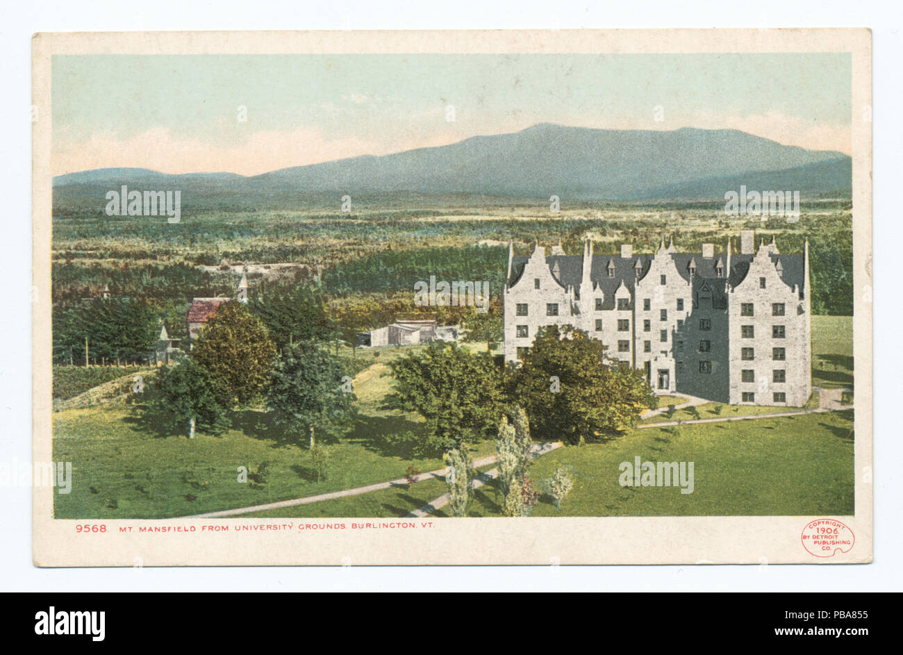 1068 Mt. Mansfield et motifs de l'université, Burlington, Vt (NYPL b12647398-68378) Banque D'Images