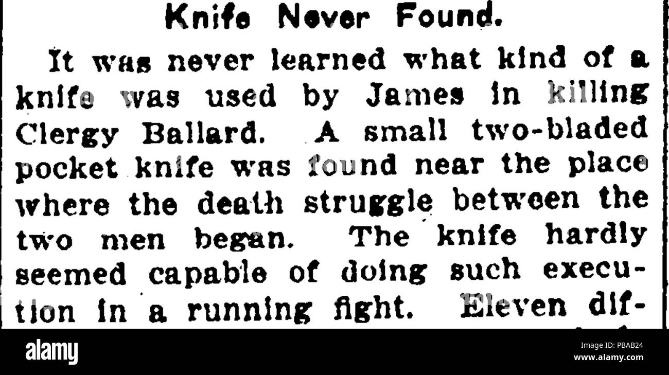 1109 pas de couteau Banque D'Images