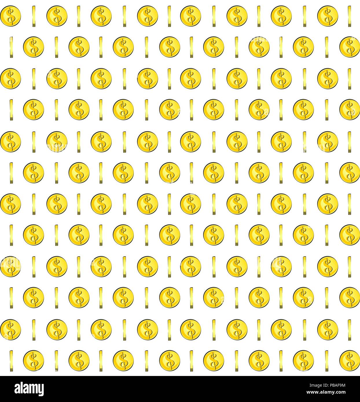 Des pièces d'or motif transparent. Tissu vecteur conception pour imprimer.  Contexte de l'argent Image Vectorielle Stock - Alamy