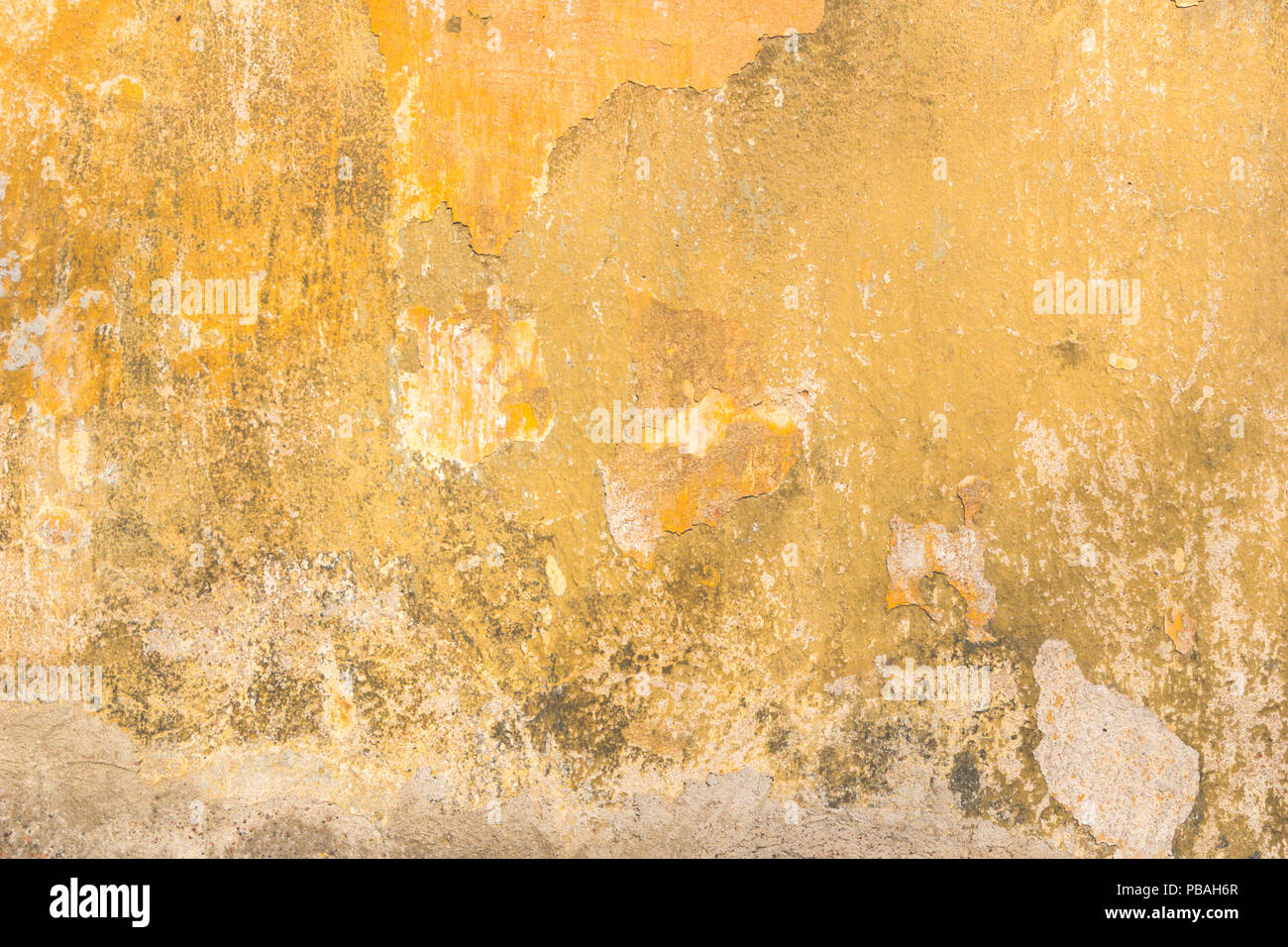 Old vintage grungy plâtre mur peint texture background Banque D'Images