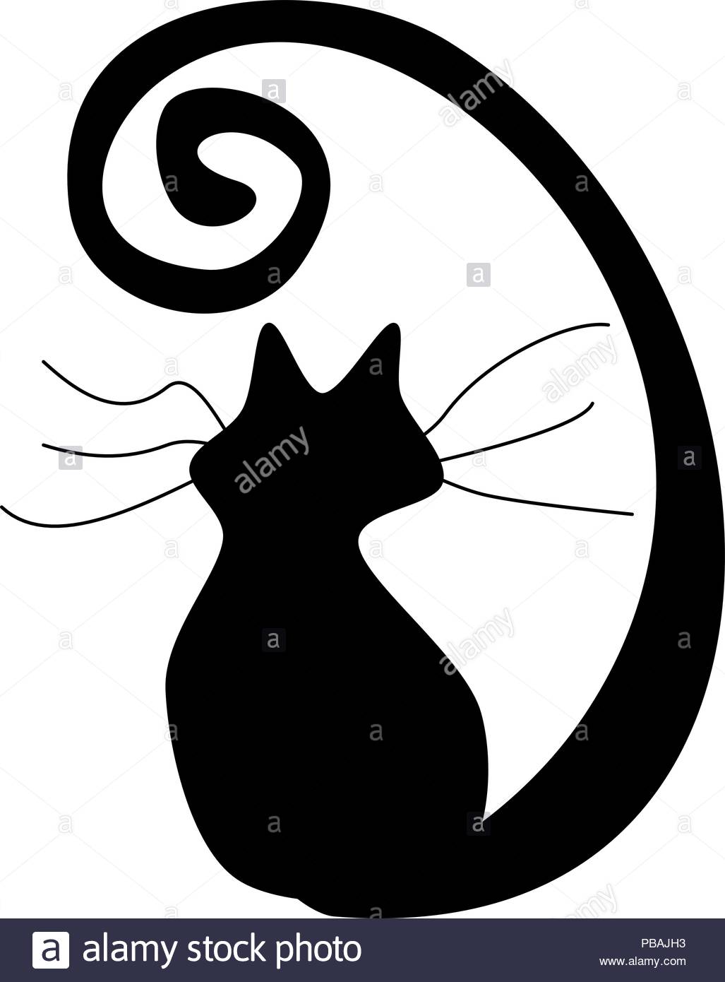 Silhouette De Chat Noir Image Vectorielle Stock Alamy Silhouette De Chat Noir Image Vectorielle Stock Alamy