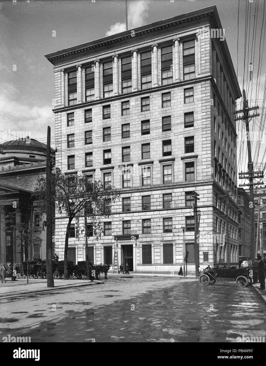 1274 Édifice Royal Trust, rue Saint-Jacques, Montréal, QC, 1915 Banque D'Images