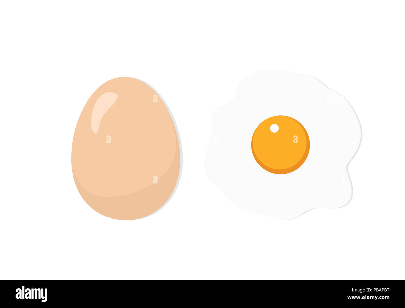 Oeufs d'illustration vectorielle Banque D'Images