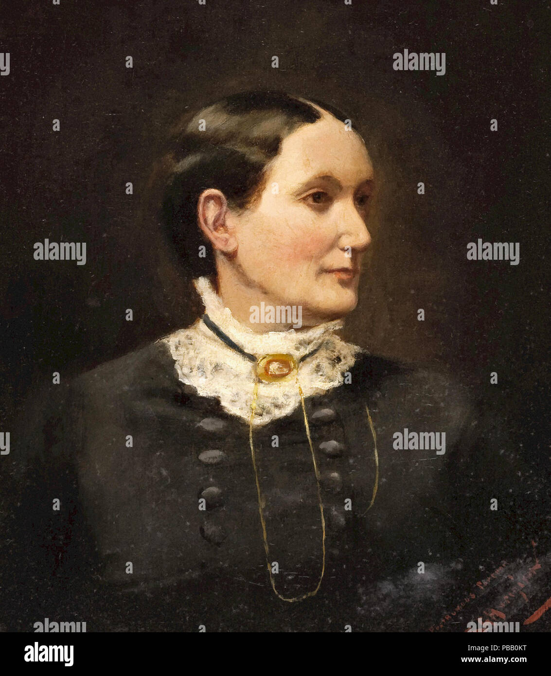 Hutchison Robert Gemmell - Portrait de femme 2 (peut-être mère de l'artiste) Banque D'Images