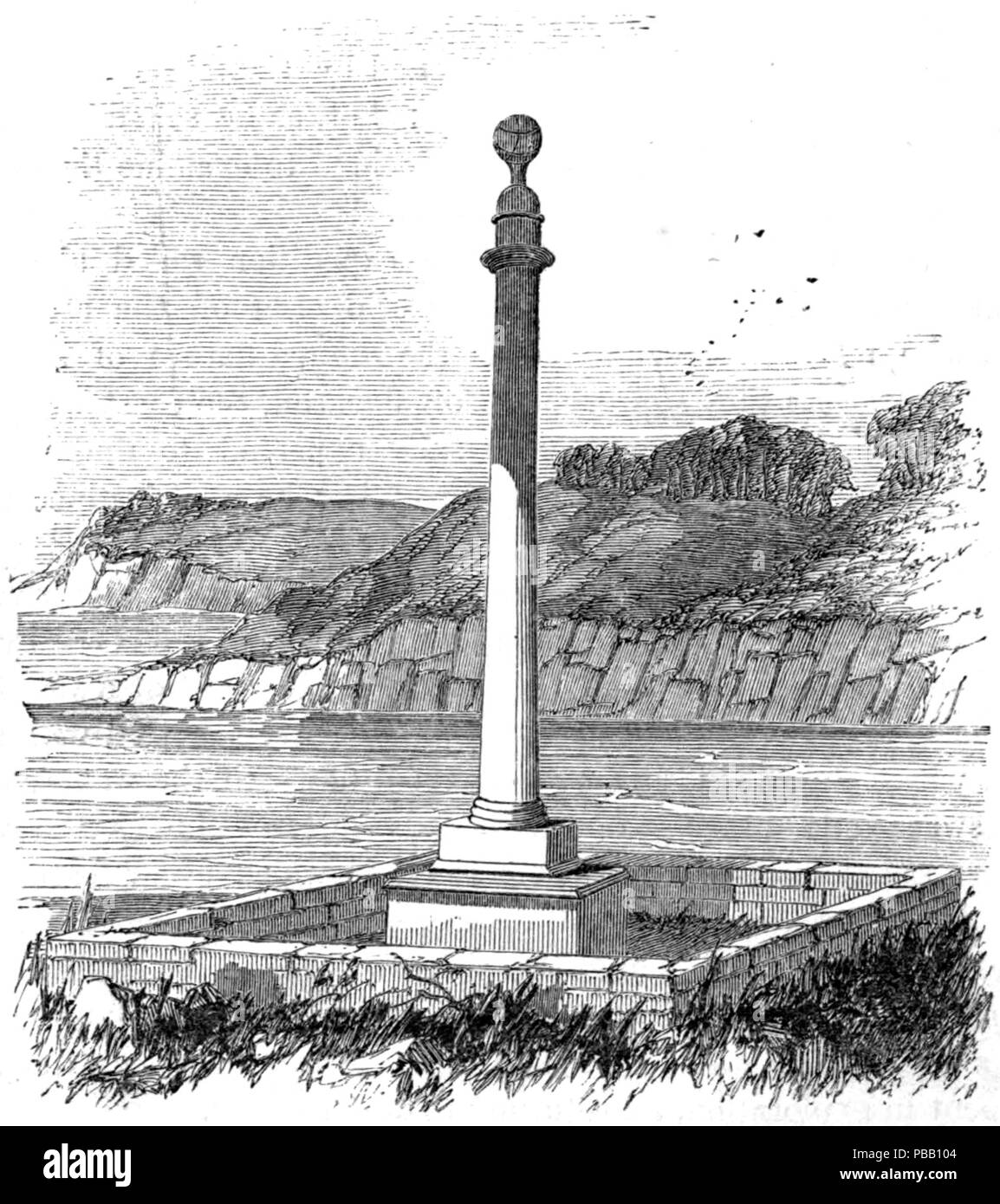 1057 Monument de la Perouse Banque D'Images