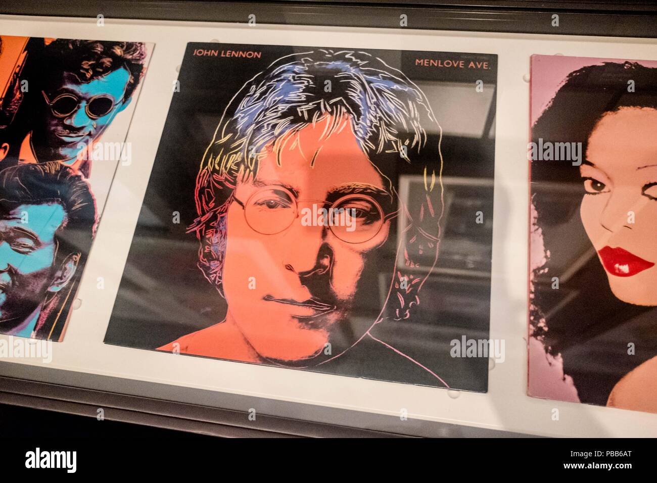 Andy Warhol exposition tenue à Malaga, en Espagne, en juillet 2018 Banque D'Images