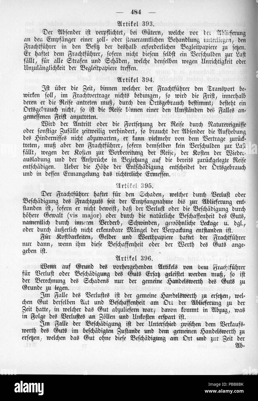 1114 Norddeutsches Bundesgesetzblatt 1869 032 484 Banque D'Images