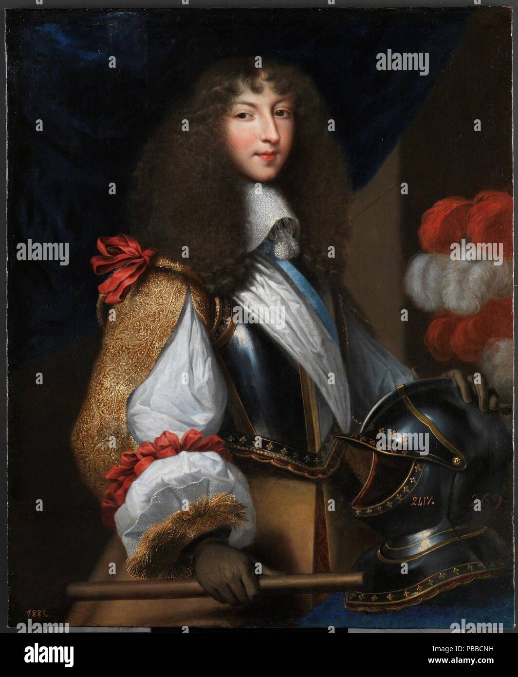 Jean Nocret / 'Louis XIV en tant que jeune'. 1655. Huile sur toile. Musée : Musée du Prado, Madrid, España. Banque D'Images