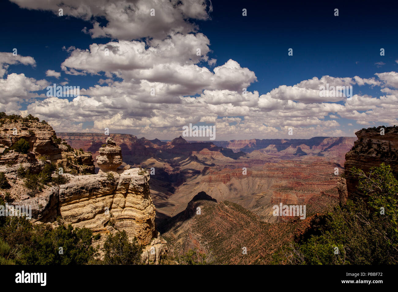 Grand View Point, Grand Canyon NP Banque D'Images