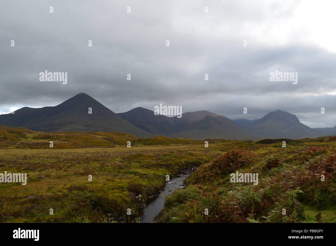 Beau paysage de la campagne en Ecosse Banque D'Images