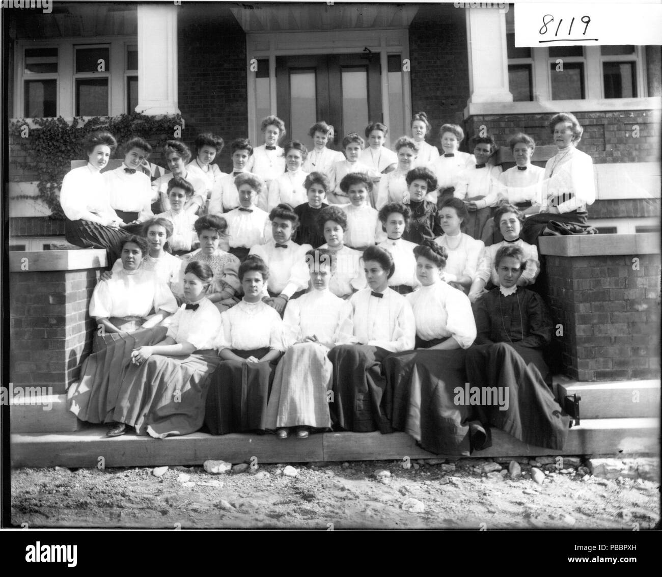 1129 Ohio State Normal College classe de deuxième année 1907 (3191782207) Banque D'Images
