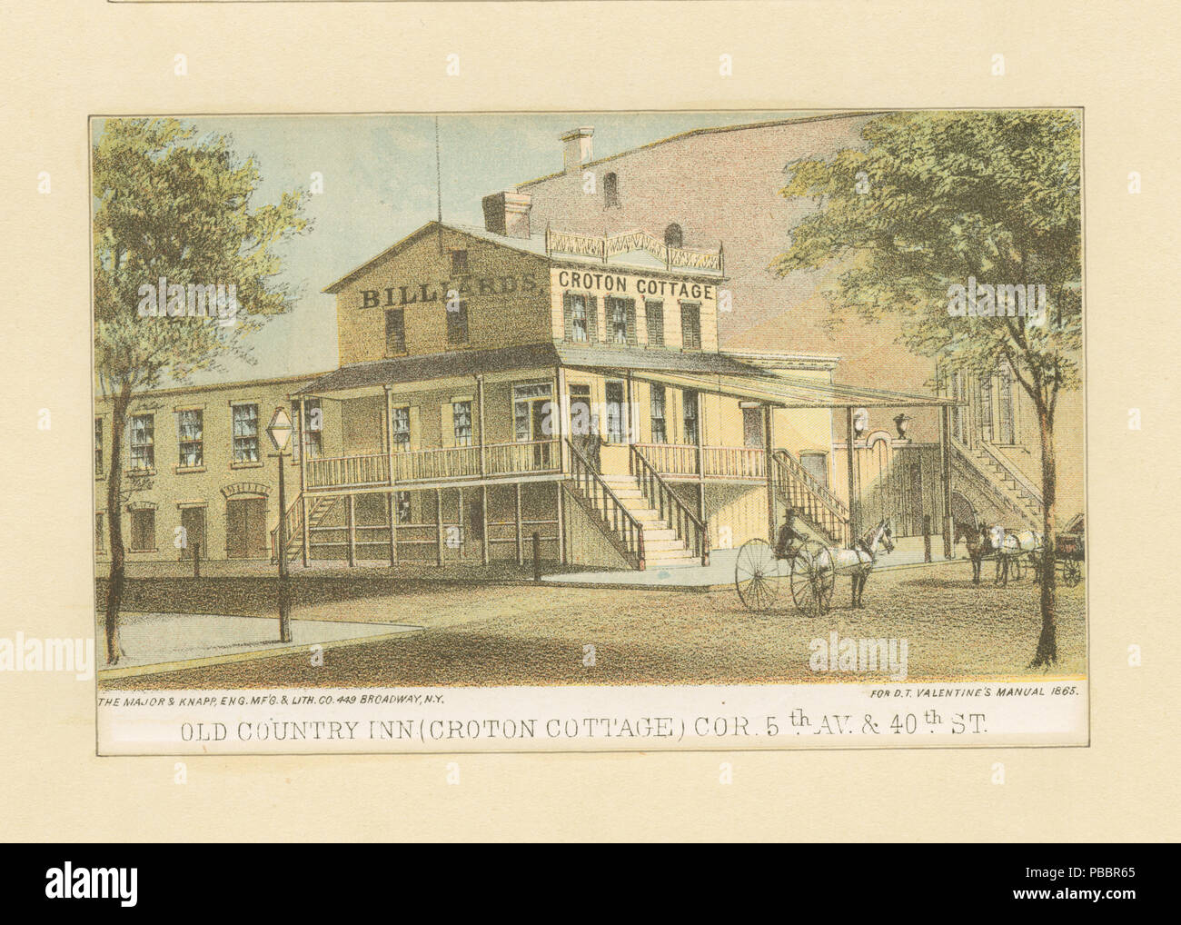 1130 Old Country Inn Cottage (Croton) cor. 5e Av. &Amp ; 40e st b13476048-424465 (NYPL) Banque D'Images