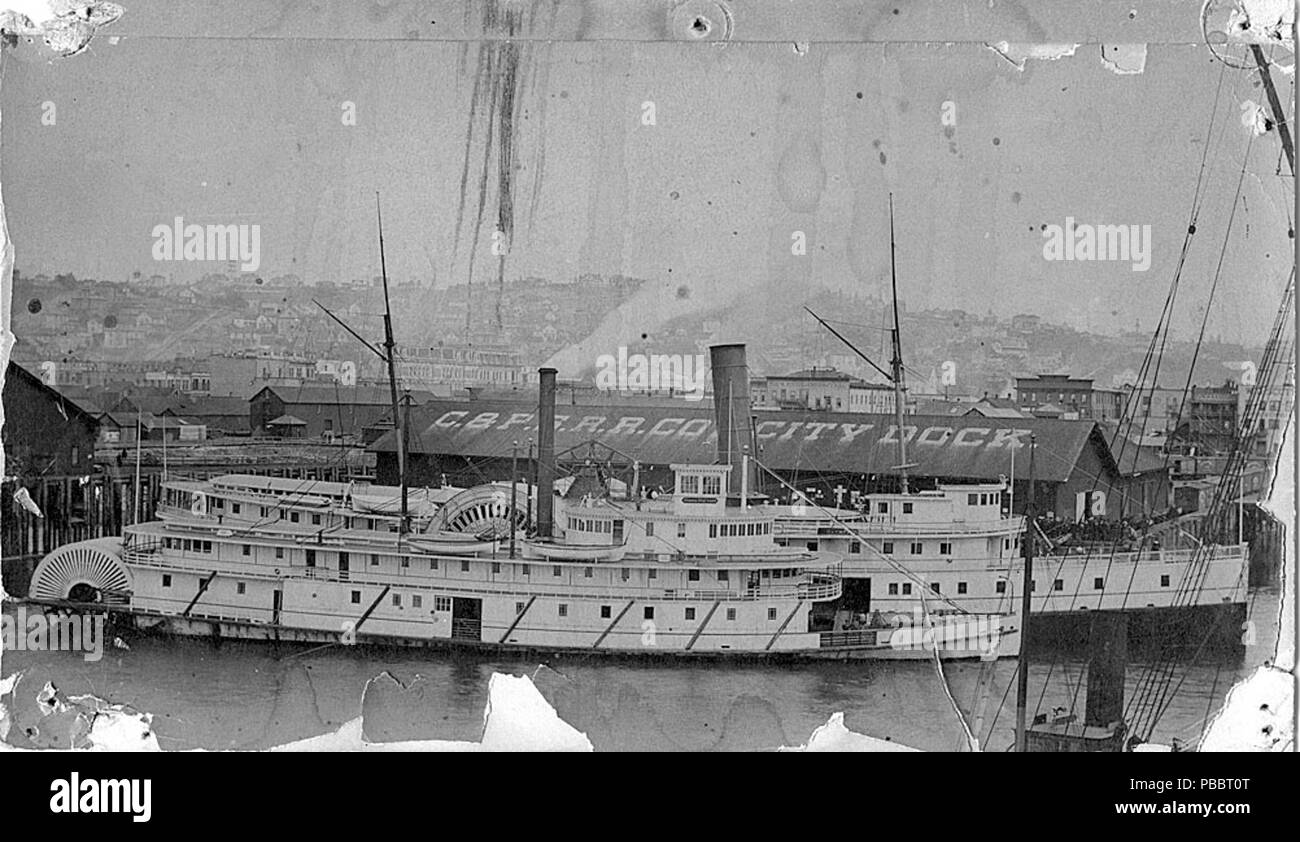 1134 L'olympienne et Emma Hayward au Seattle ca 1890 Banque D'Images