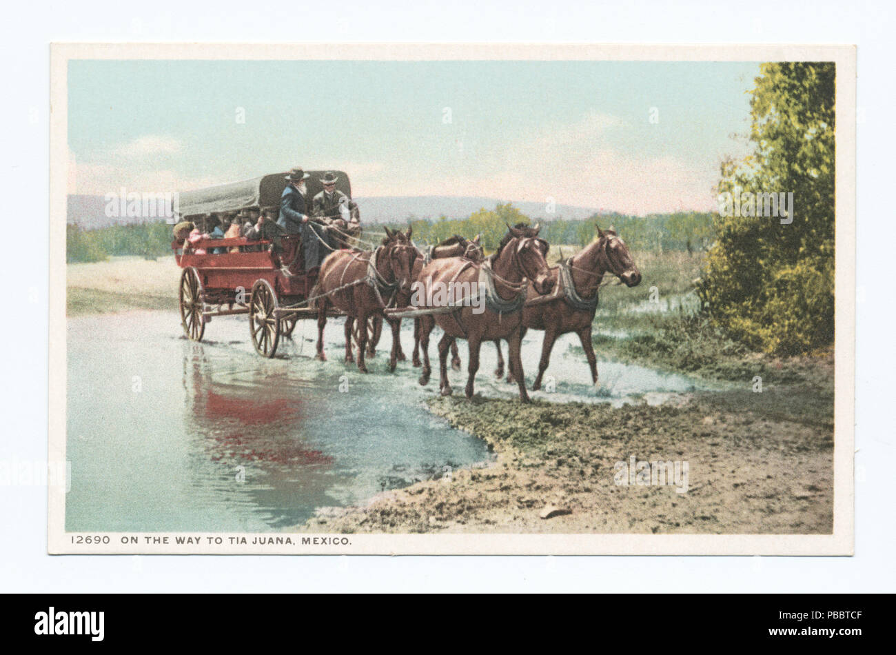 1137 sur la route de Tia Juana, Mexique (NYPL b12647398-69987) Banque D'Images