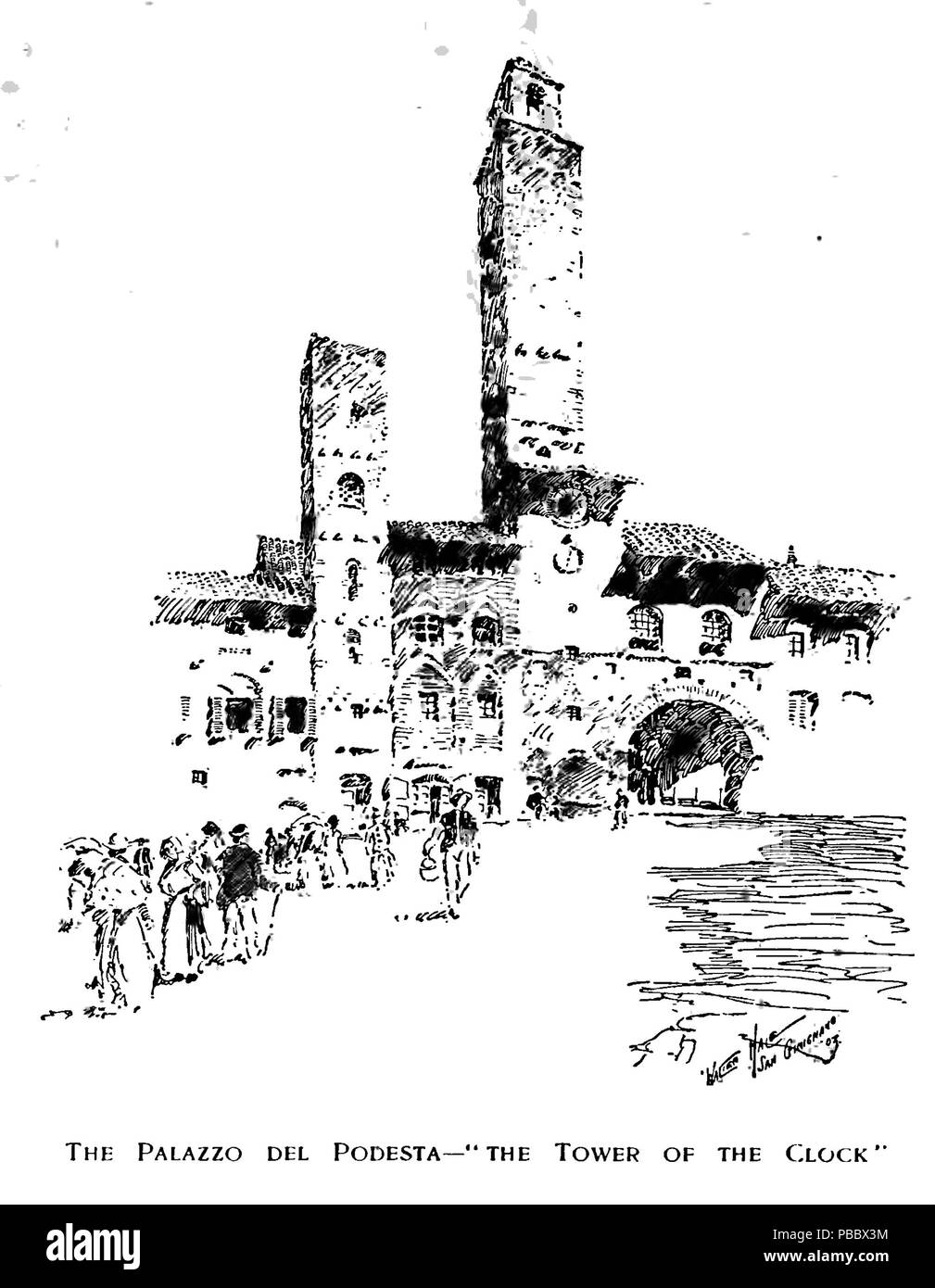 1149 P137, Harper's Magazine 1904--La ville de belles tours Banque D'Images