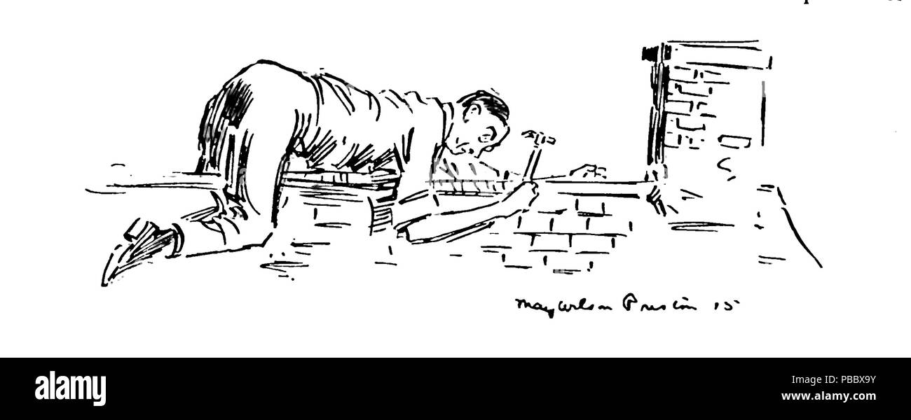 1151 P541, Scribner's Magazine, 1915--Retour à la ville, ou le retour à la nature humaine Banque D'Images