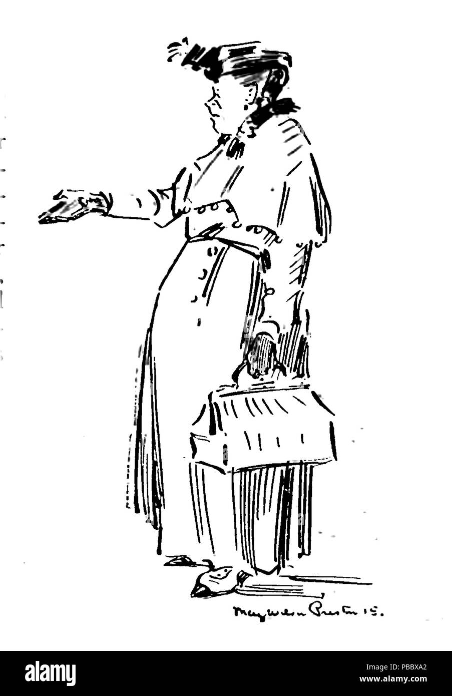 1151 P540, Scribner's Magazine, 1915--Retour à la ville, ou le retour à la nature humaine Banque D'Images