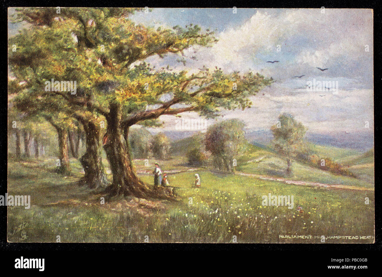 1170 La Colline du Parlement, Hampstead Heath (NPAR) 438106 Banque D'Images