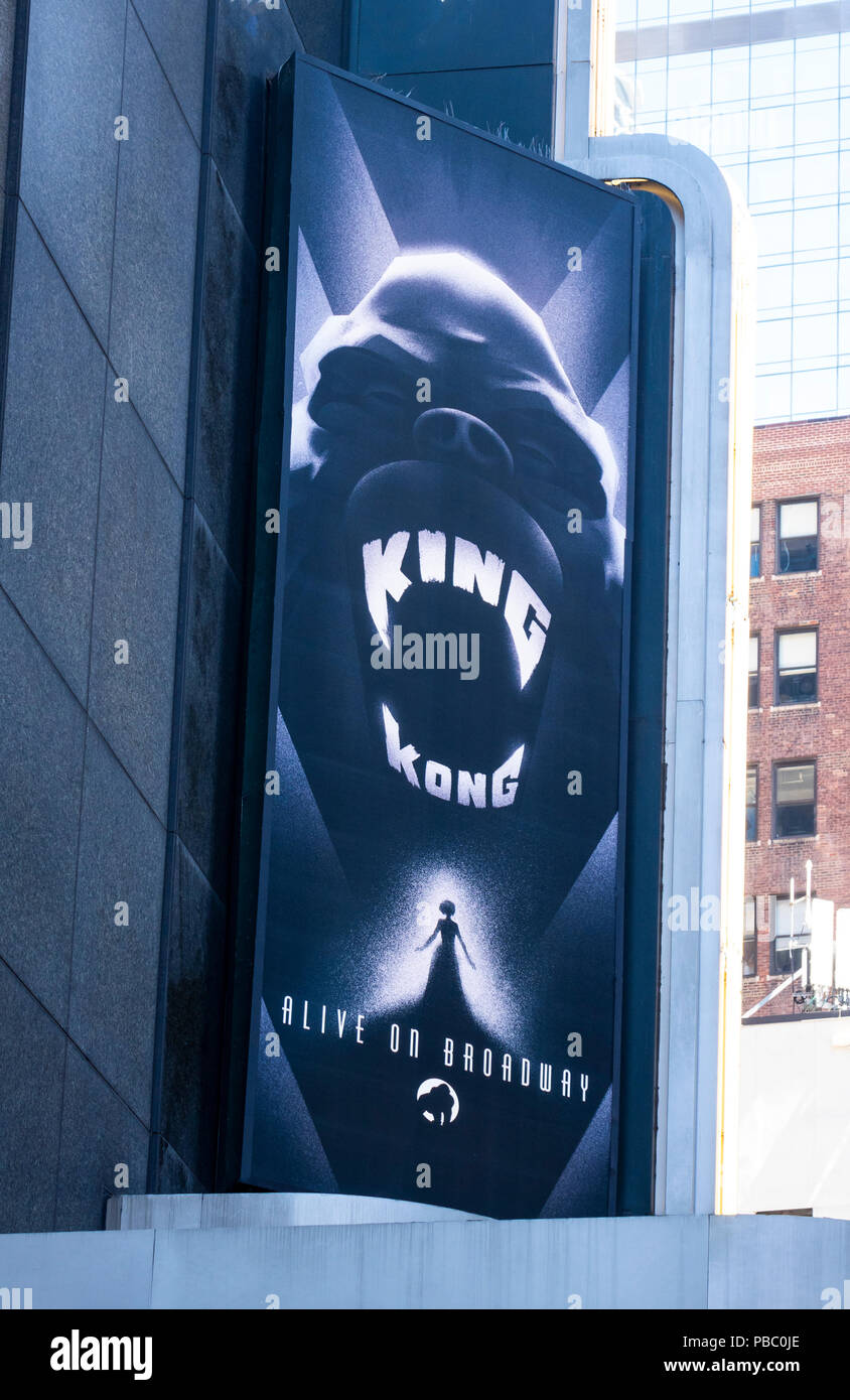 King Kong, vivant sur Broadway Banque D'Images