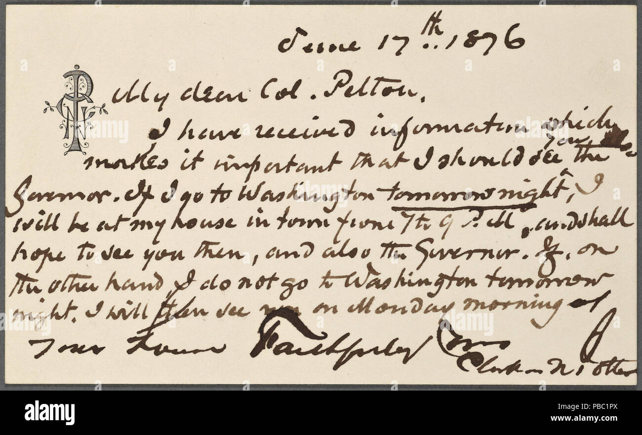 1179 Pelton, William Tilden, 1861 - 1878, n.d (NYPL)11652246-3942893 b Banque D'Images