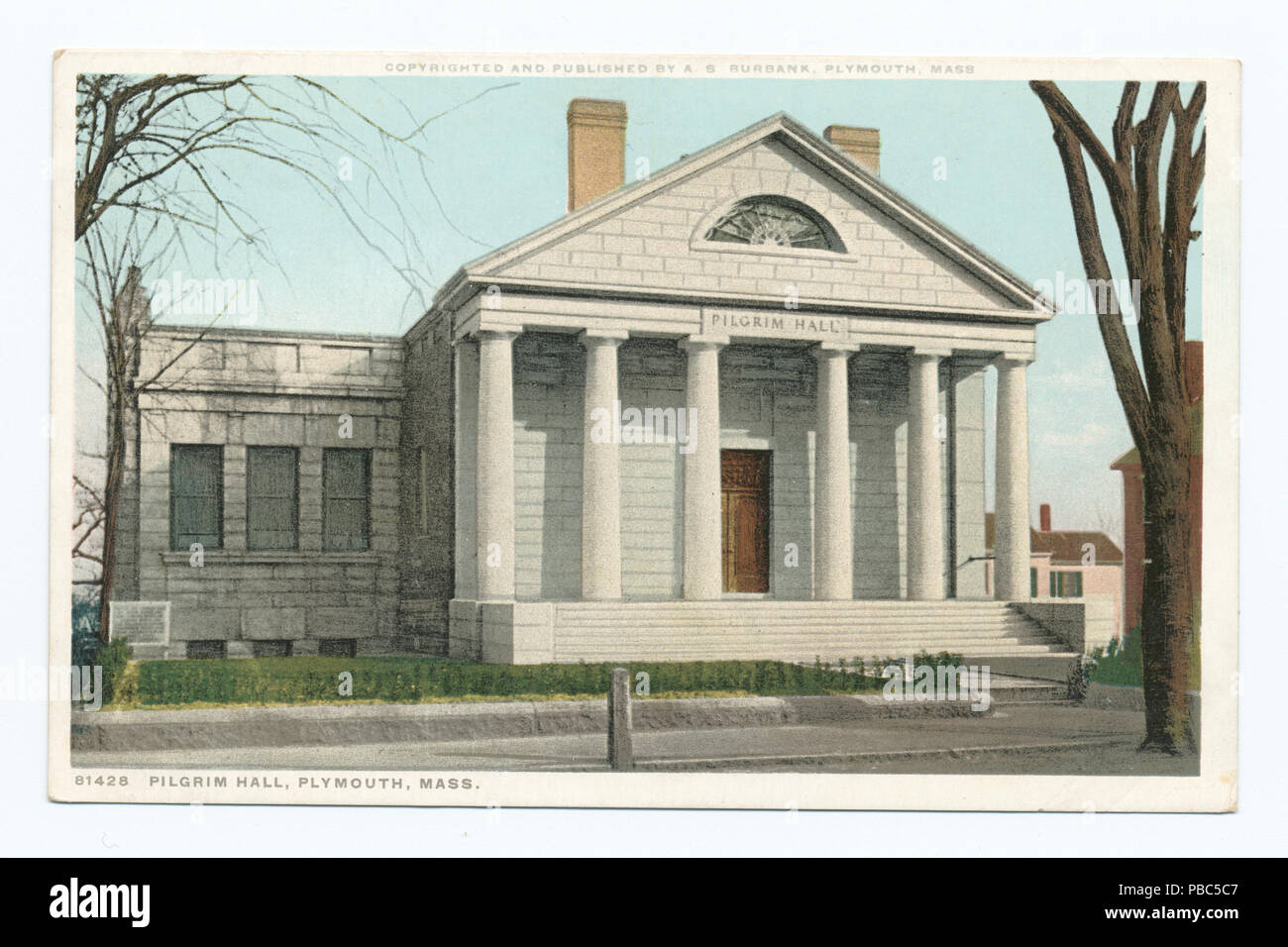 1196 Pilgrim Hall, Plymouth, de masse (NYPL b12647398-74599) Banque D'Images