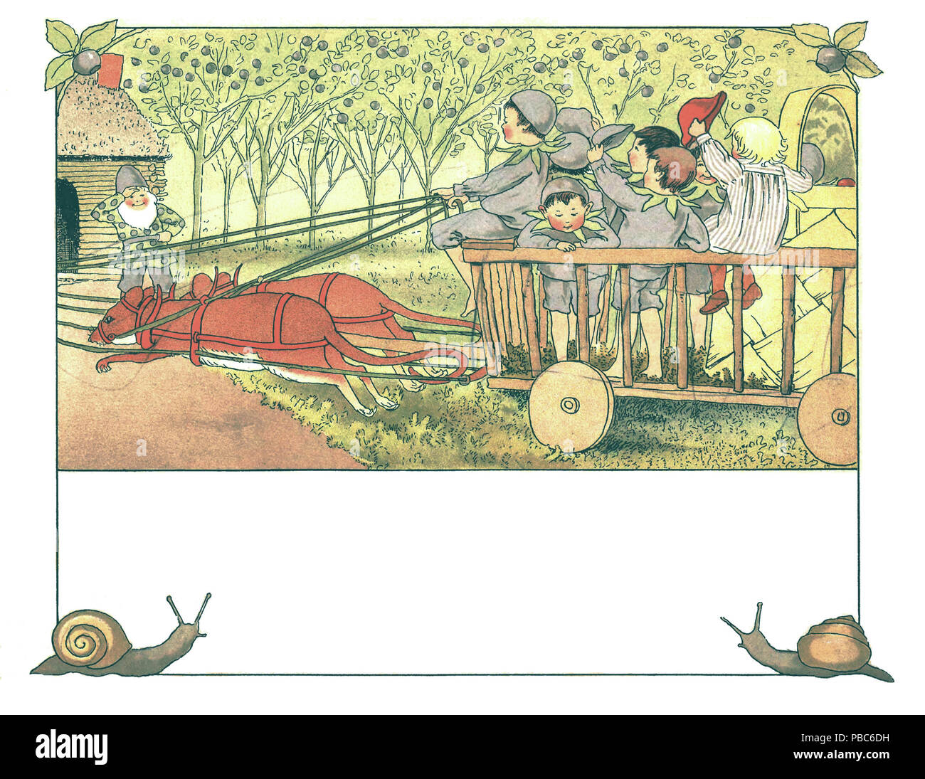 1202 PL Maria Konopnicka - Na jagody page035 Banque D'Images