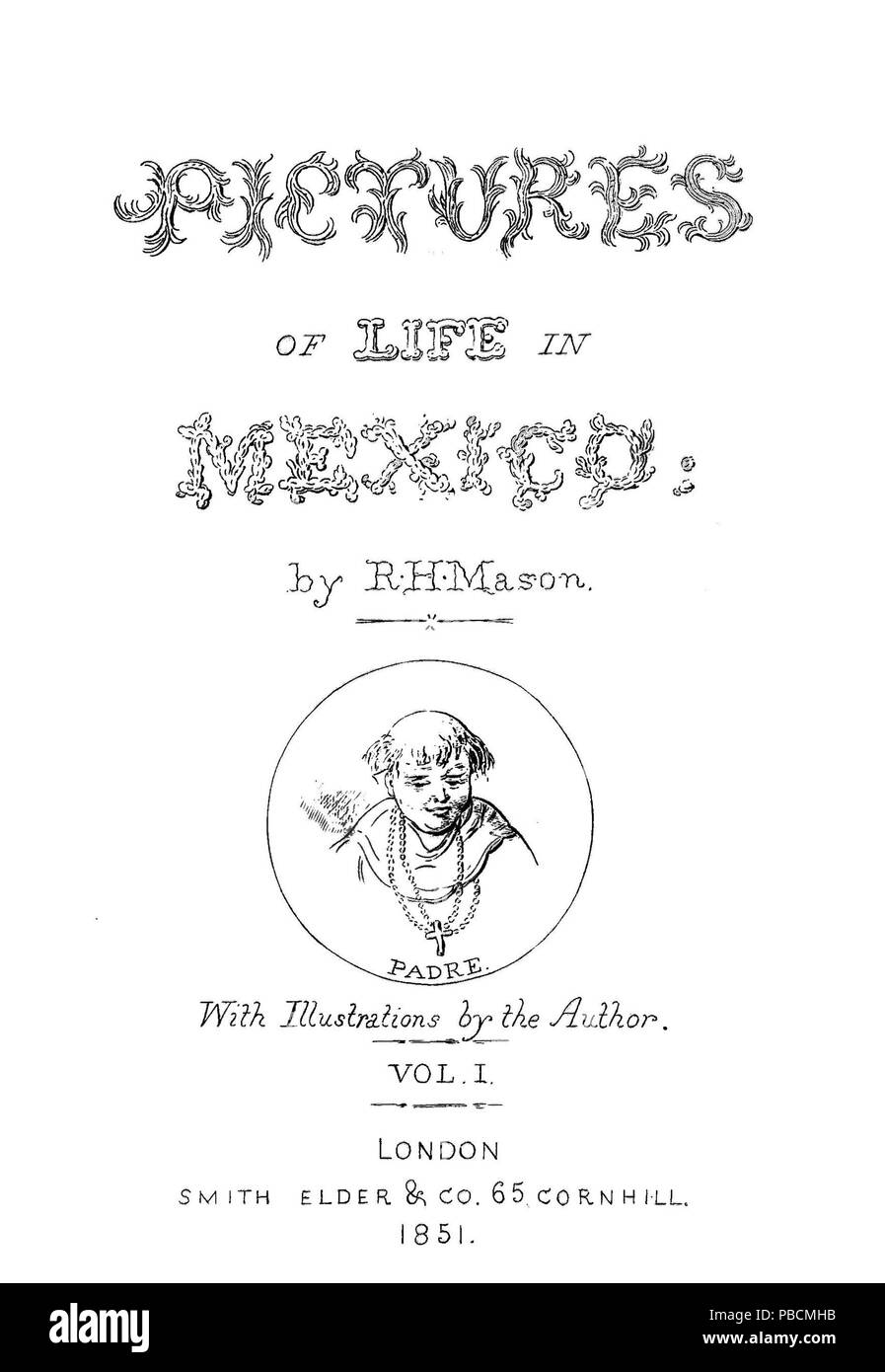 1209 POLIM V1 page de titre décoré D011 Banque D'Images