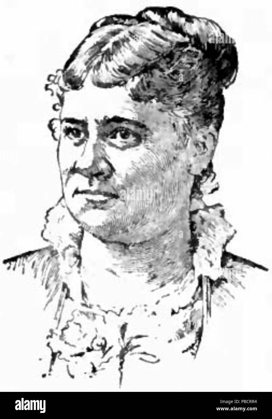 . Anglais : Portrait de la Première Dame des États-Unis Mary Arthur McElroy (sœur de Chester A. Arthur) . publié 1914 1225 Présidents Mary une McElroy Banque D'Images