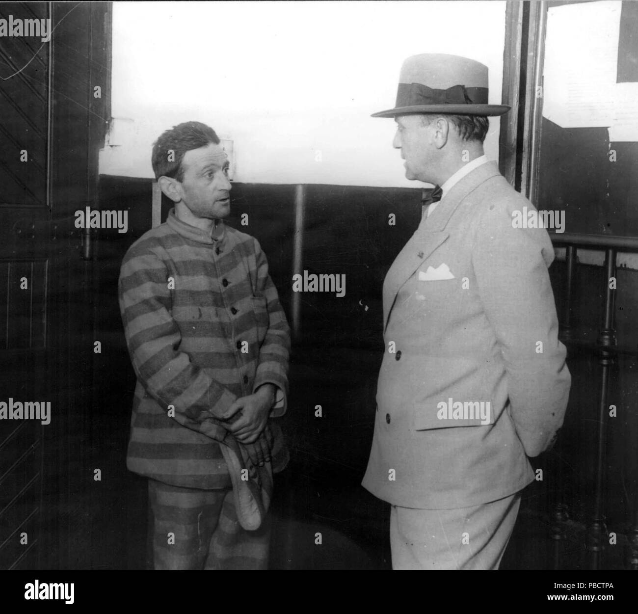 1233 Provincia de Tierra del Fuego - Penal de Ushuaia - Petiso Orejudo en el penal Banque D'Images