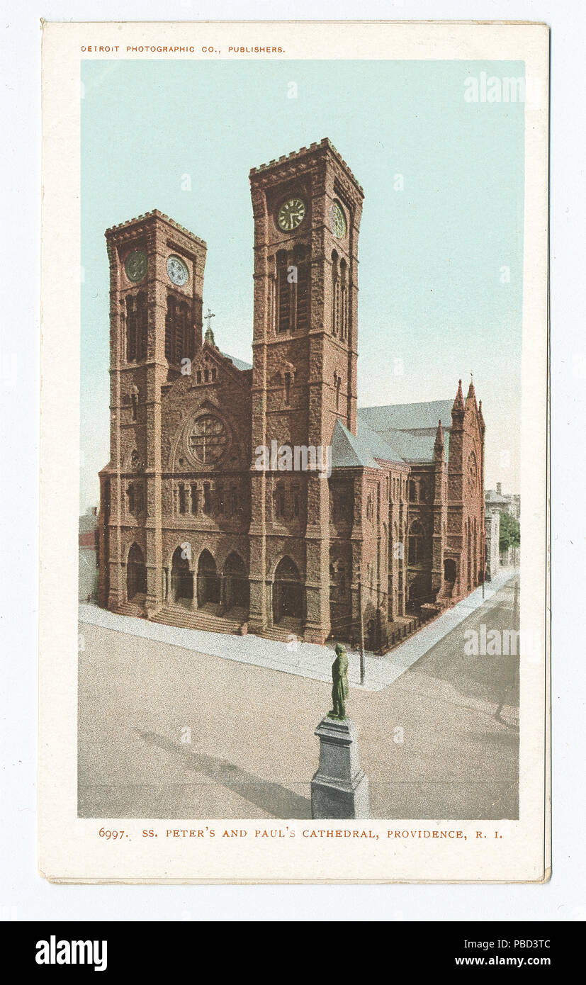 1284 Cathédrale Saints Pierre et Paul, Providence, R. I (NYPL b12647398-63175) Banque D'Images