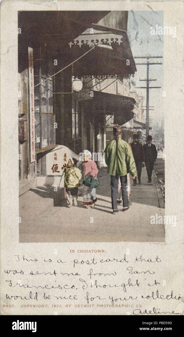 1287 San Francisco CA - dans le quartier chinois (NPAR) 431929 Banque D'Images