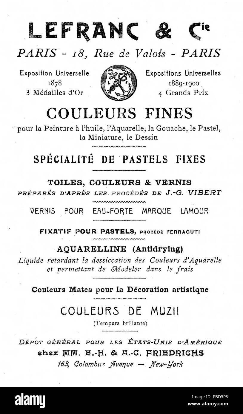 1304 La Section francaise de beaux-arts (catalogue officiel) - Page 31 Banque D'Images