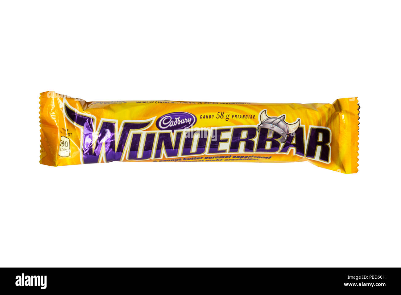 Wunderbar arachide, caramel et chocolat bar, faite par Cadburys. L'extérieur du Canada et de l'Allemagne, il est connu comme un Starbar. Banque D'Images