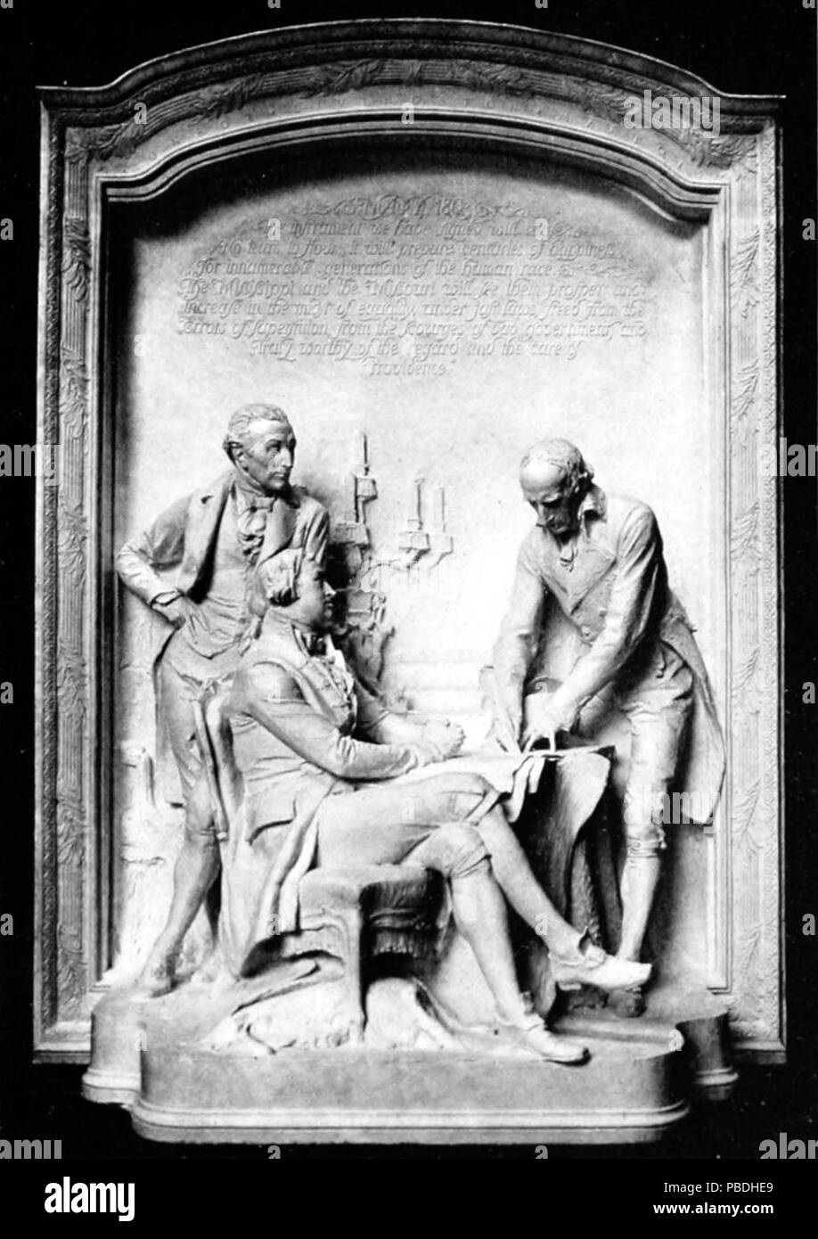 Schevill 1294 Karl Bitter Louisiana Purchase Banque D'Images
