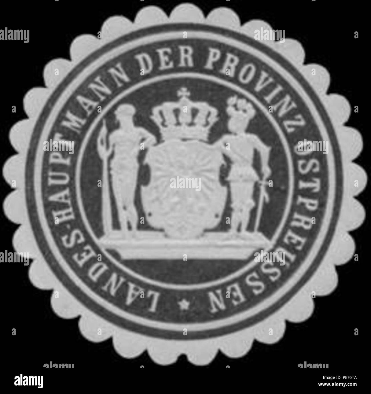 1475 Siegelmarke Landeshauptmann der Provinz Ostpreussen W0338529 Banque D'Images