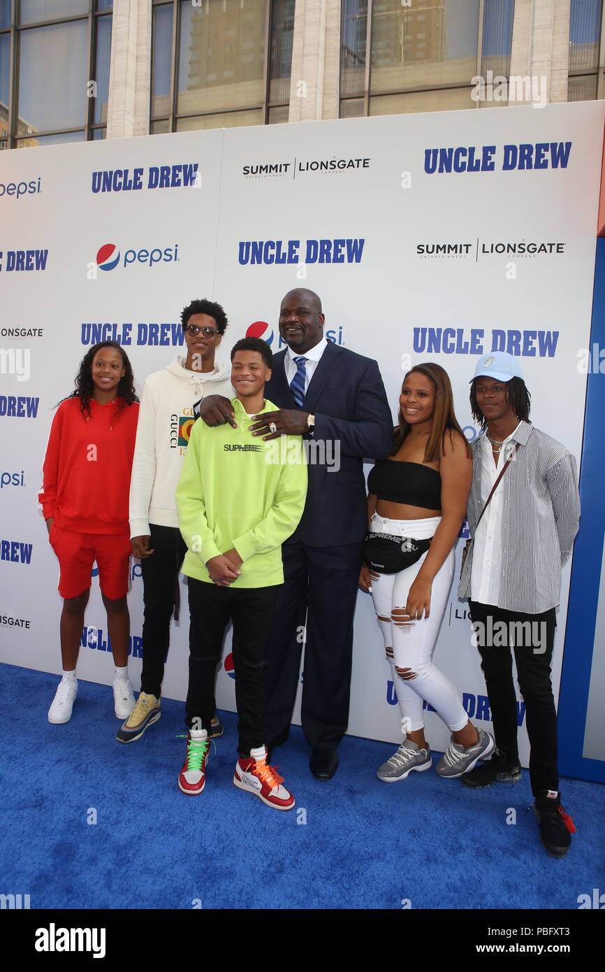 L'ONCLE A APPELÉ Première mondiale tenue à comprend : Shaquille O'Neal Où : New York, New York, United States Quand : 26 Juin 2018 Crédit : Derrick Saleurs/WENN.com Banque D'Images